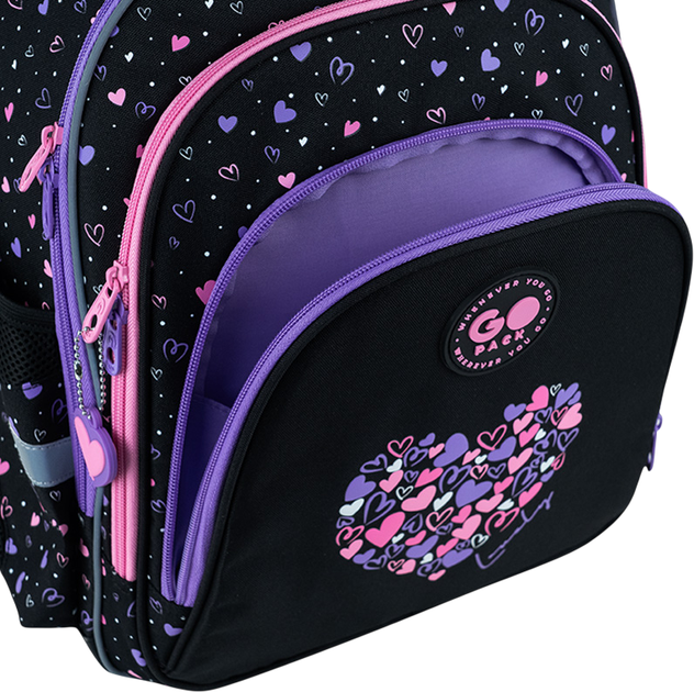 Рюкзак GoPack для початкової школи Education Bright&Awesome 37x28.5x16 см Чорний (GO26-2606S-3) - зображення 10