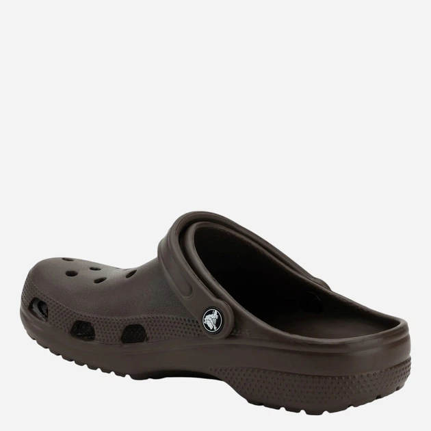 Чоловічі крокси Crocs Classic 10001-21Q 48-49 Темно-коричневі (198445129490) - зображення 4