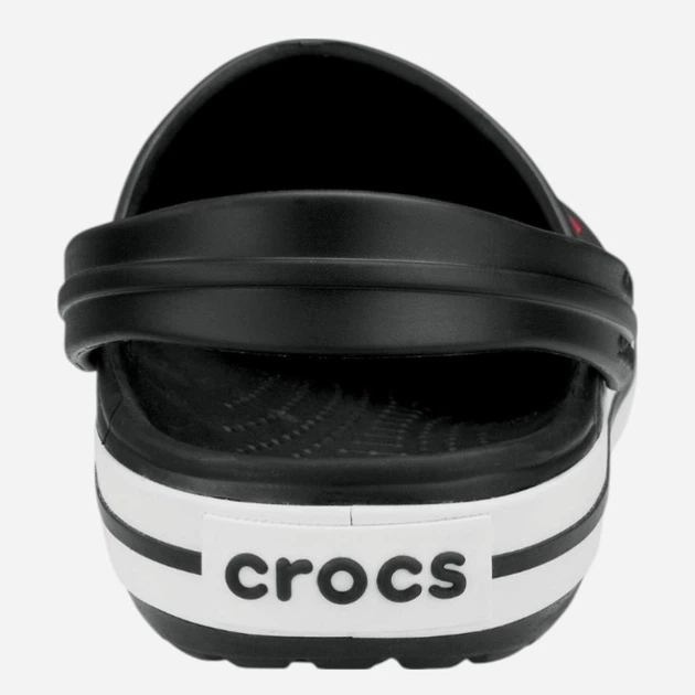 Чоловічі крокси Crocs Crocband 11016-001 41-42 Чорні (883503475960) - зображення 4
