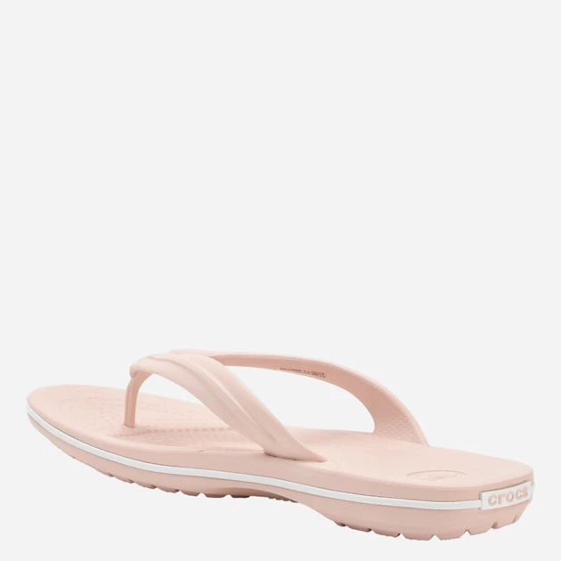 Klapki japonki damskie basenowe Crocs Crocband Flip 11033-6UR 37-38 Jasnoróżowe - obraz 3