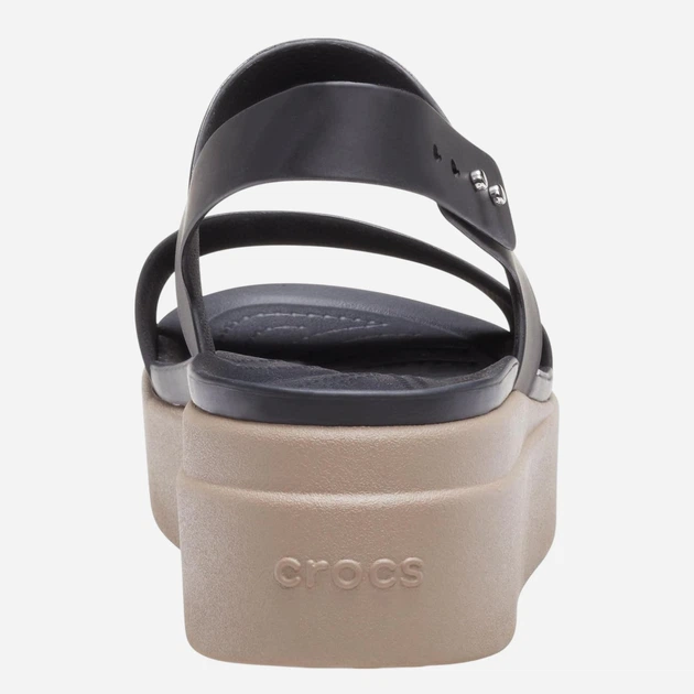 Жіночі сандалії Crocs Brooklyn Low Wedge W 206453-07H 37.5 Чорні (191448495401) - зображення 6