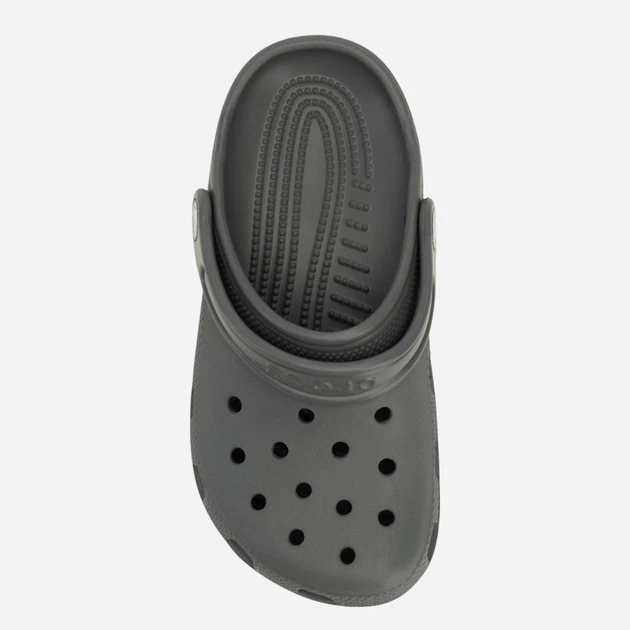 Chodaki chłopięce Crocs Classic Kids Clog K 206991-0DA 38-39 Ciemnoszare - obraz 5