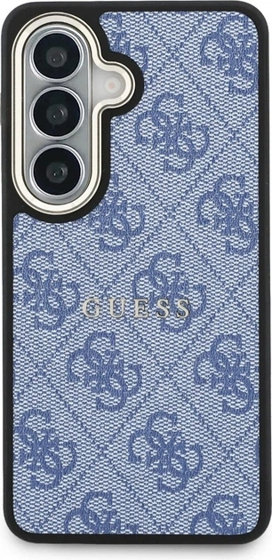 Чохол Guess 4G Embossed Ring MagSafe для Samsung Galaxy S26 Blue (GUHMS26SP4MSEGCB) - зображення 3