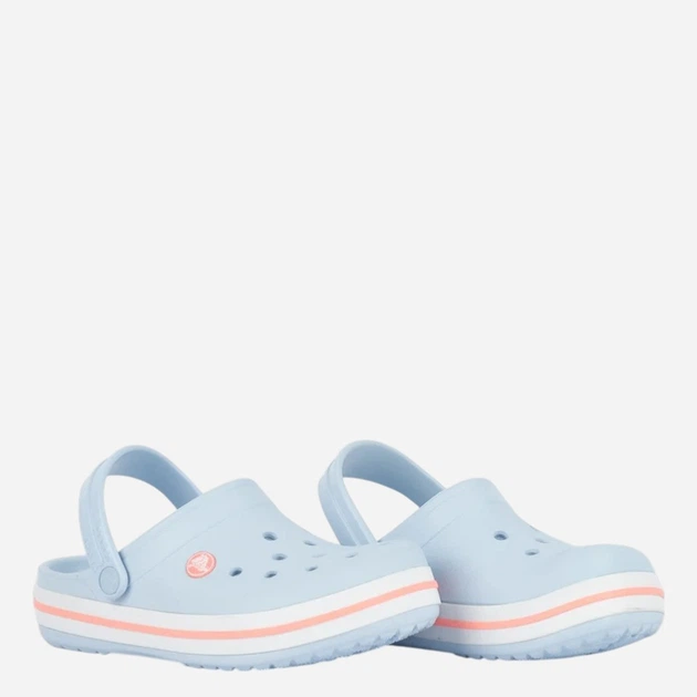 Chodaki dziecięce dla dziewczynki Crocs Crocband Kids Clog 207006-4XQ 29-30 Błękitne - obraz 3