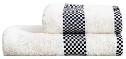 Рушник Homla Tiva з чорною клітинкою 70 x 130 см (5906496776052) - зображення 4