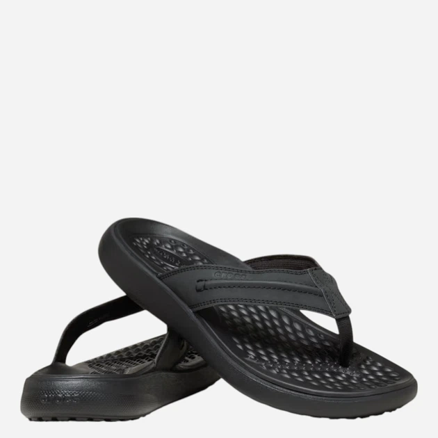 Чоловічі в'єтнамки для пляжу Crocs Yukon Vista Ii Lr Flip 209332-060 41-42 Чорні (198445273476) - зображення 3