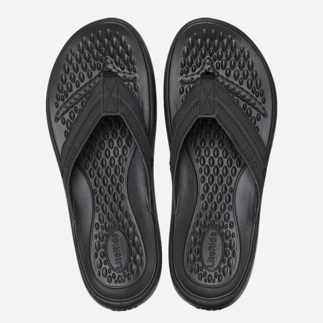 Чоловічі в'єтнамки для пляжу Crocs Yukon Vista Ii Lr Flip 209332-060 41-42 Чорні (198445273476) - зображення 4