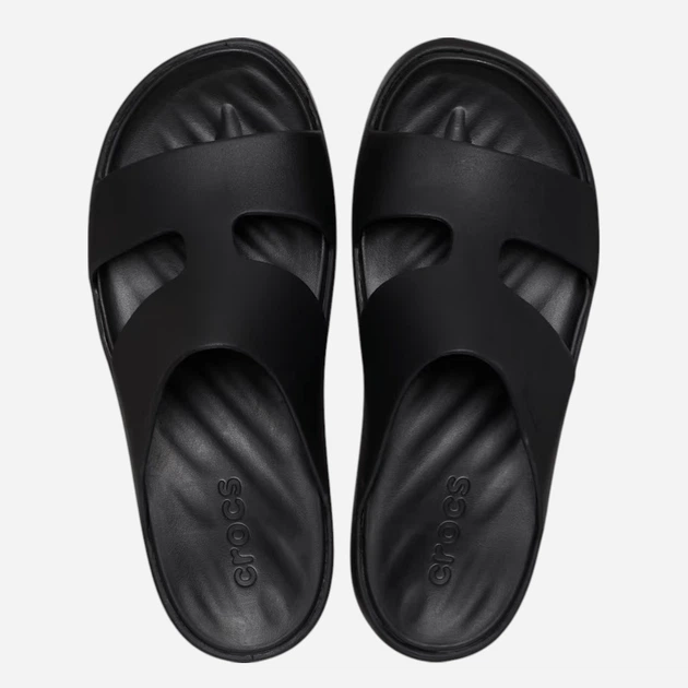 Klapki basenowe damskie Crocs Getaway Platform H - Strap 209409-001 39-40 Czarne - obraz 4