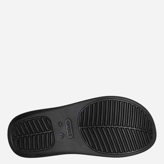 Klapki japonki damskie basenowe Crocs Getaway Platform Flip 209410-001 41-42 Czarne - obraz 6