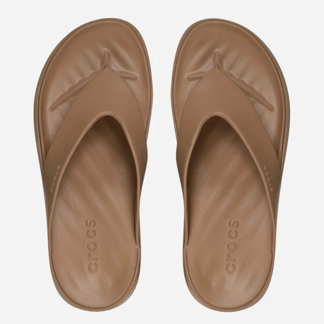 Жіночі в'єтнамки для пляжу Crocs Getaway Platform Flip 209410-2JJ 39-40 Коричневі (198445342493) - зображення 4