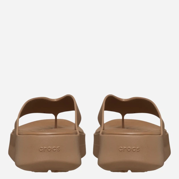 Жіночі в'єтнамки для пляжу Crocs Getaway Platform Flip 209410-2JJ 39-40 Коричневі (198445342493) - зображення 5