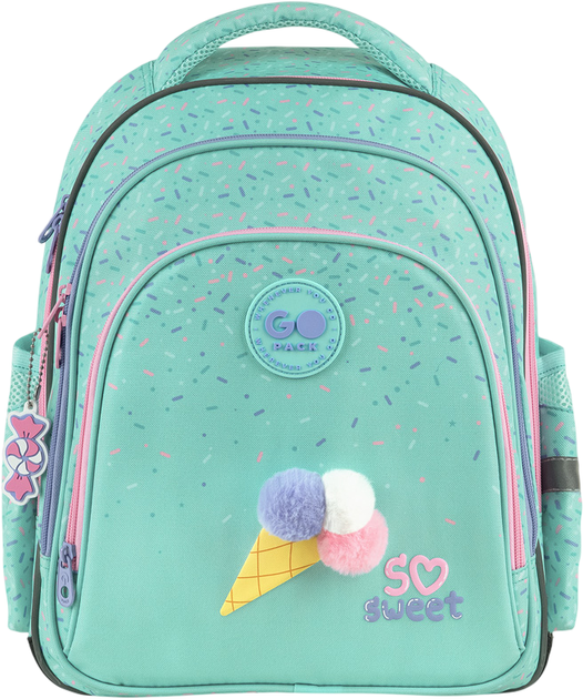 Рюкзак GoPack для начальной школы Education So Sweet 37x28.5x16 см Мятный (GO26-2606S-2) - Фото 4 Рюкзак GoPack для начальной школы Education So Sweet 37x28.5x16 см Мятный (GO26-2606S-2) - изображение 4