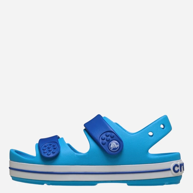 Дитячі сандалії для хлопчика Crocs Crocband Cruiser Sandal T Kids 209424-4MO 23-24 Сині (198445357602) - зображення 3