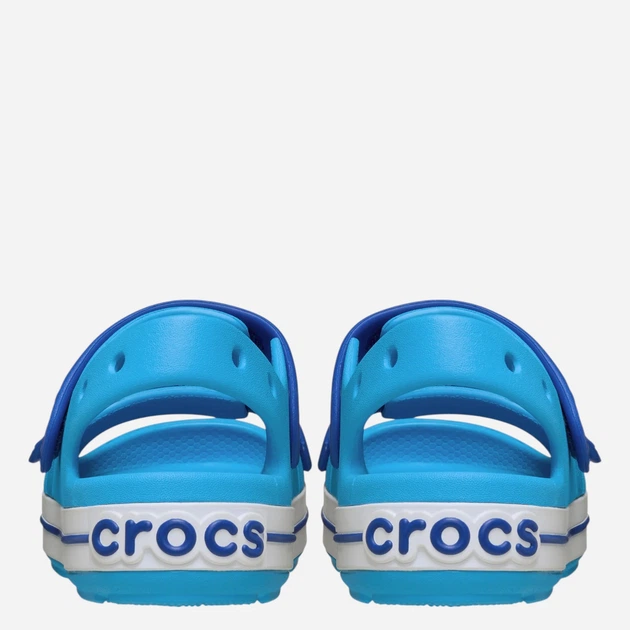 Дитячі сандалії для хлопчика Crocs Crocband Cruiser Sandal T Kids 209424-4MO 23-24 Сині (198445357602) - зображення 6