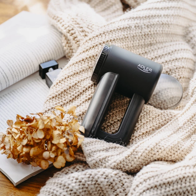 Машинка для стрижки ковтунців Adler AD 9617 Чорна - зображення 7