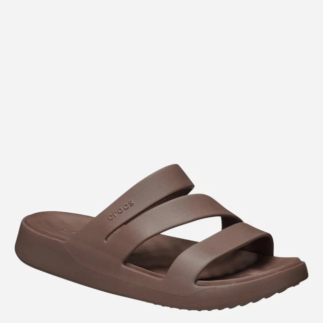 Жіночі шльопанці для пляжу Crocs Getaway Strappy Sandal W 209587-0LF 39-40 Коричневі (198445107030) - зображення 2