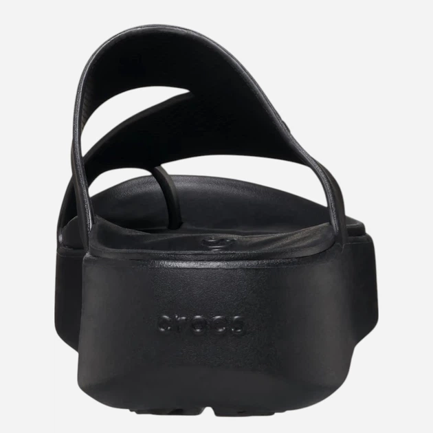 Жіночі в'єтнамки для пляжу Crocs Getaway Platform Toe Loop W 210834-001 39-40 Чорні (198445131349) - зображення 5