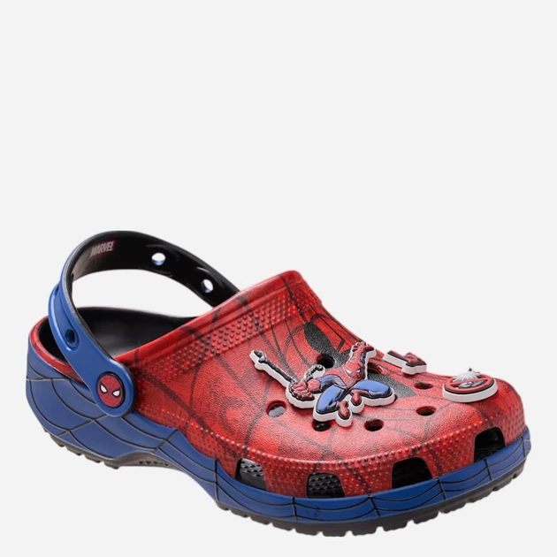 Дитячі крокси-сабо для хлопчика Crocs Classic Spider Web Clog K 211409-90H 29-30 Різнокольорові (198445263132) - зображення 2