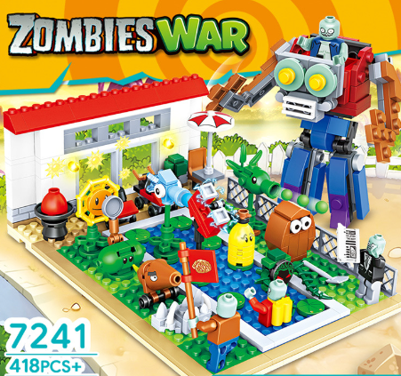 Детский конструктор Растения против Зомби 7241 лего Plants vs Zombies фигурки 418 дет Store - Фото 1 Детский конструктор Растения против Зомби 7241 лего Plants vs Zombies фигурки 418 дет Store - изображение 1