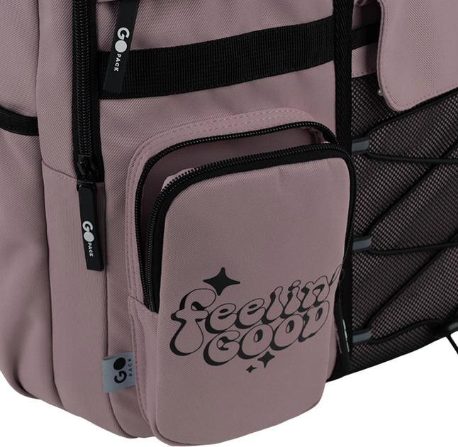 Рюкзак GoPack підлітковий Education Teens 46x32x19 см Рожевий (GO26-184L-1) - зображення 11