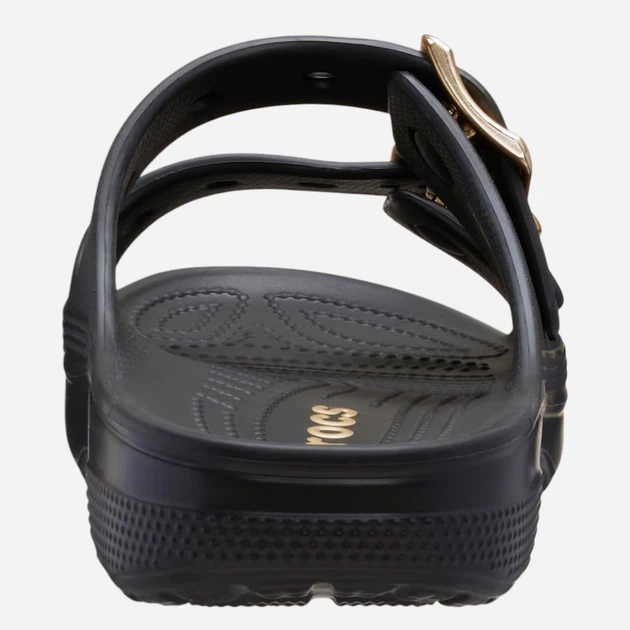 Klapki basenowe damskie Crocs Saturday Metallic Buckle Sandal W 213316-001 39-40 Czarne - obraz 5