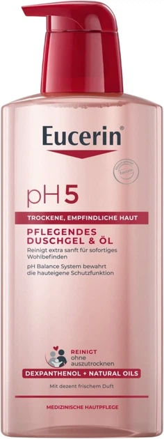 Żel pod prysznic Eucerin pH5 hipoalergiczny 400 ml (4005800356247) - obraz 1