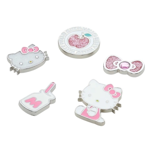 Przypinki do butów Crocs Hello Kitty Frnds Elevtd 5Pck 10010555 5 szt Wielokolorowe - obraz 2