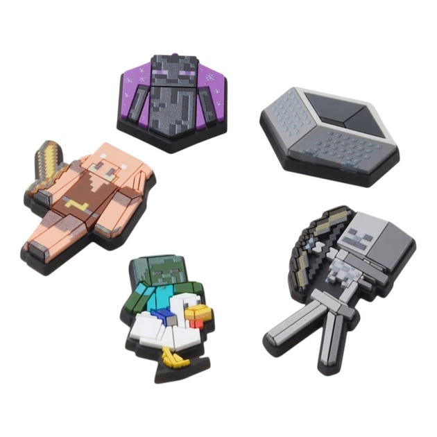 Przypinki do butów Crocs Minecraft 5 Pack 10014539 5 szt Wielokolorowe - obraz 2