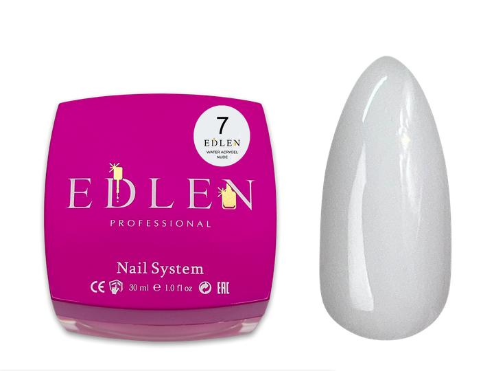 Гель Edlen Water Acrygel №07 Nude 30 мл - Фото 1 Гель Edlen Water Acrygel №07 Nude 30 мл - изображение 1
