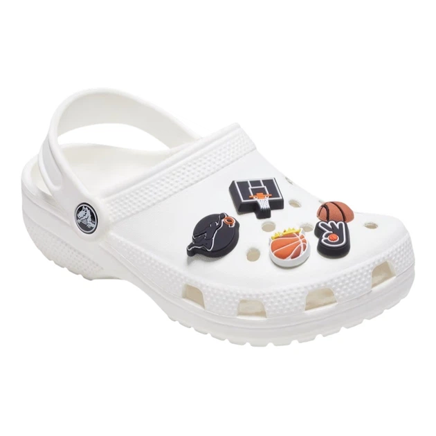 Przypinki do butów Crocs Basketball Team 5 Pack 10015037 5 szt Wielokolorowe - obraz 3