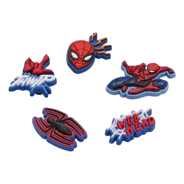 Przypinki do butów Crocs Spiderman 5Pck 10015108 5 szt Wielokolorowe - obraz 2