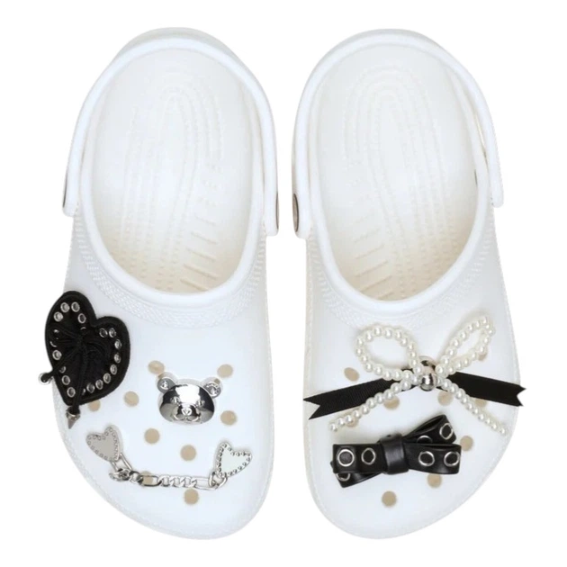 Джибітси Crocs Indie Luxe Silver 5 Pack 10016472 5 шт Різнокольорові (198445303272) - зображення 3