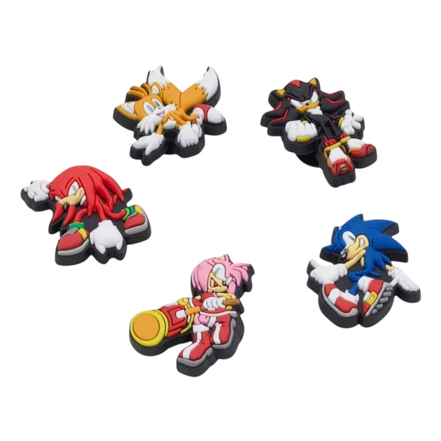 Джибітси Crocs Sonic The Hedgehog 5Pck 10016975 5 шт Різнокольорові (198445297526) - зображення 2