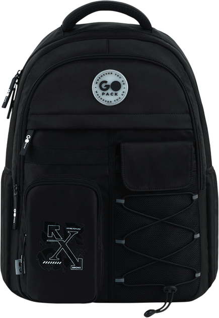 Рюкзак GoPack підлітковий Education Teens 46x32x19 см Чорний (GO26-184L-3) - Фото 4 Рюкзак GoPack підлітковий Education Teens 46x32x19 см Чорний (GO26-184L-3) - зображення 4