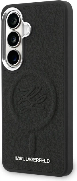 Чохол Karl Lagerfeld Embossed Ring Initials MagSafe для Samsung Galaxy S26 Black (KLHMS26SPGFKLRDK) - зображення 2