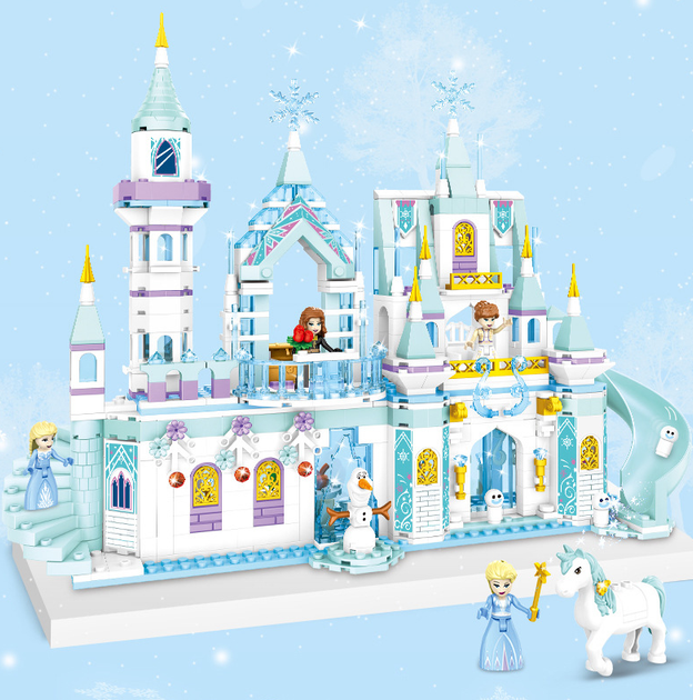 Великий дитячий конструктор замок Принцеса Frozen Princess палац Ельза для дівчаток ( 15823 ) - зображення 3