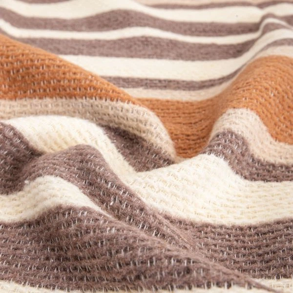 Плед Homla Alabas у смужку бежевий 150 x 200 см (5906496771576) - зображення 3