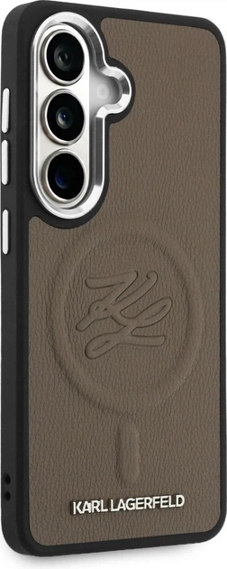 Чохол Karl Lagerfeld Embossed Ring Initials MagSafe для Samsung Galaxy S26 Plus Brown (KLHMS26MPGFKLRDW) - зображення 4