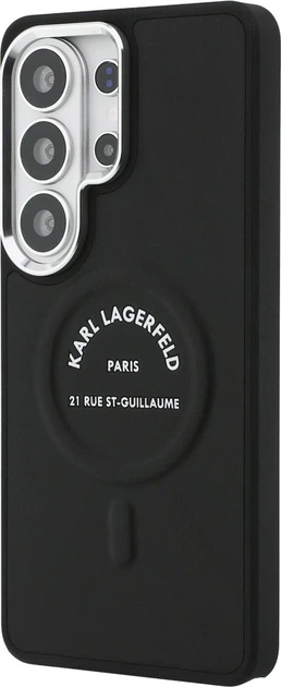 Чохол Karl Lagerfeld Embossed Ring RSG Logo MagSafe для Samsung Galaxy S26 Ultra Black (KLHMS26LPSKRSGEK) - зображення 2