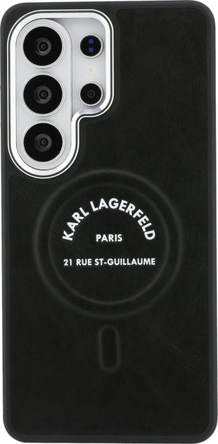 Чохол Karl Lagerfeld Embossed Ring RSG Logo MagSafe для Samsung Galaxy S26 Ultra Black (KLHMS26LPSKRSGEK) - зображення 3