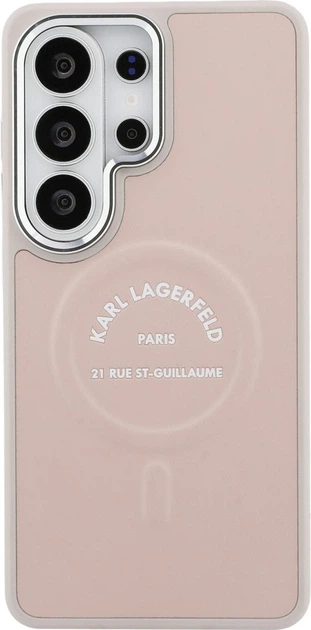 Чохол Karl Lagerfeld Embossed Ring RSG Logo MagSafe для Samsung Galaxy S26 Ultra Pink (KLHMS26LPSKRSGEP) - зображення 3