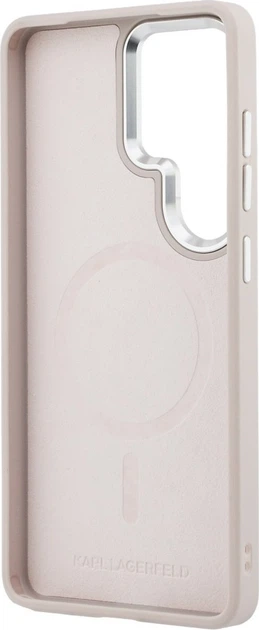 Чохол Karl Lagerfeld Embossed Ring RSG Logo MagSafe для Samsung Galaxy S26 Ultra Pink (KLHMS26LPSKRSGEP) - зображення 7