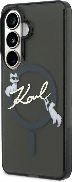 Чохол Karl Lagerfeld IML KC Script MagSafe для Samsung Galaxy S26 Plus Black (KLHMS26M5HKSCAK) - зображення 2