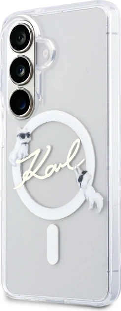 Чохол Karl Lagerfeld IML KC Script MagSafe для Samsung Galaxy S26 Plus Transparent (KLHMS26M5HKSCAH) - зображення 2