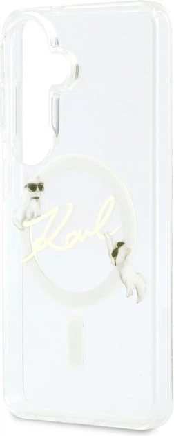 Чохол Karl Lagerfeld IML KC Script MagSafe для Samsung Galaxy S26 Plus Transparent (KLHMS26M5HKSCAH) - зображення 6