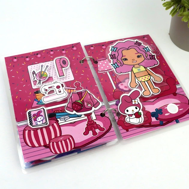 Книга альбом на липучках Супер дівчата Stylebaby (000163) - зображення 4