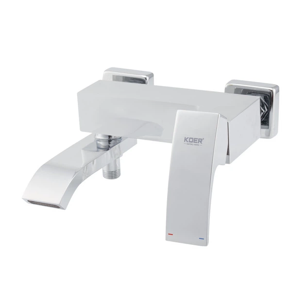 Смеситель для ванны с коротким сливом Koer KB-41007-01 (Цвет хром) (KR3454) - изображение 5