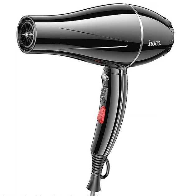 Фен для волосся Hoco HP12 Hot and cold air (1450W) Black - изображение 3