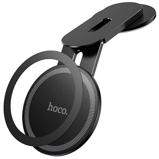 Магнітний тримач Hoco H93 Stable magnetic MagSafe for Apple Black - Фото 4 Магнітний тримач Hoco H93 Stable magnetic MagSafe for Apple Black - изображение 4