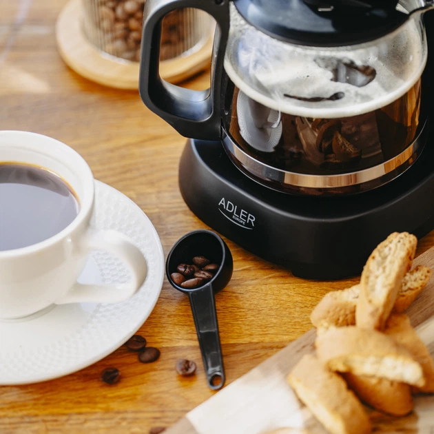 Ekspres do kawy przelewowy Adler AD 4381 Czarny - obraz 11